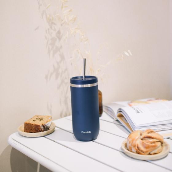 Cold Cup Stainless Steel Thermos - Granite - Midnight Blue - 600ml