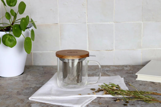 Tisanière gustave en verre borosilicate 300 ml