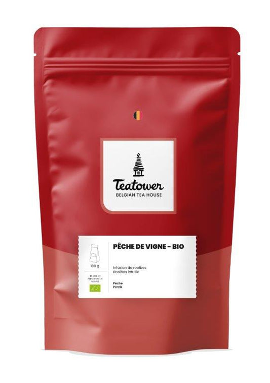 Rooibos pêche - Pêche de vigne BIO - Teatower BE-BIO-01