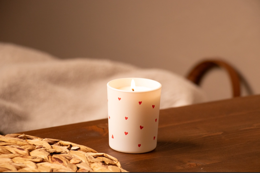 Bougie Parfumée - Pluie de coeurs