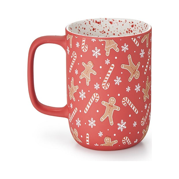 Mug Melchior rouge - pain d'épices - grès soft-touch 0,55 l