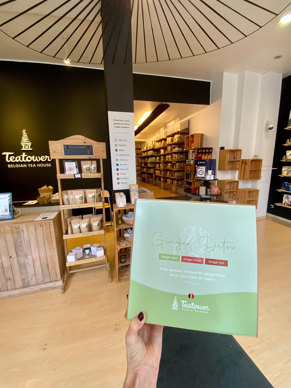 Boutique thé Namur — Teatower, Rue du Pont 3
