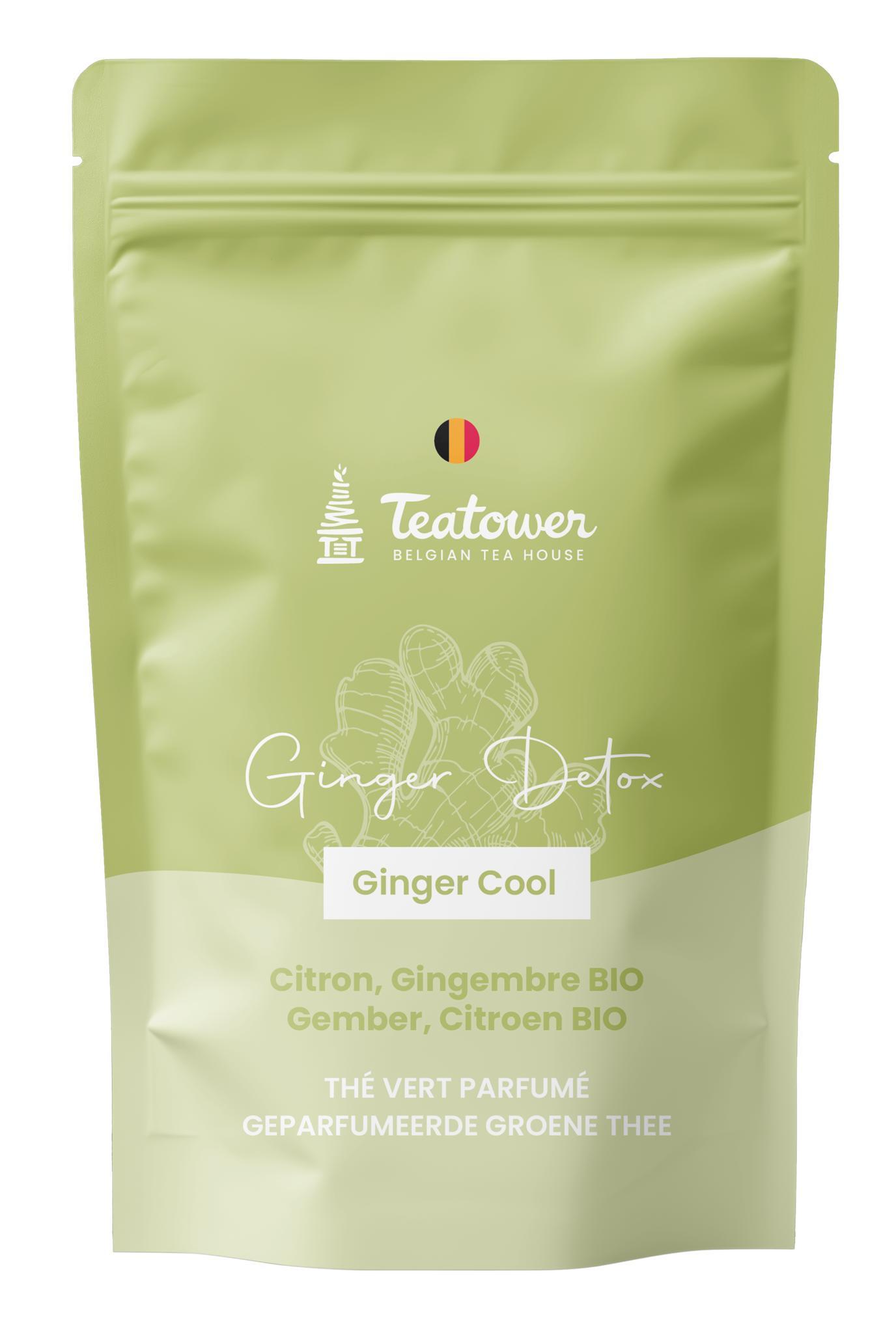 Coffret detox Teatower 2024 - 3x50gr - Ginger cool - Ginger smith - Ginger Hot