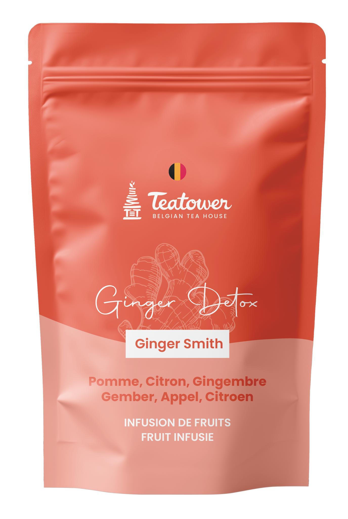 Coffret detox Teatower 2024 - 3x50gr - Ginger cool - Ginger smith - Ginger Hot