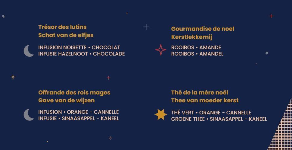 Coffret découverte de noël -  24 infusettes de thés et infusions de noël - Teatower