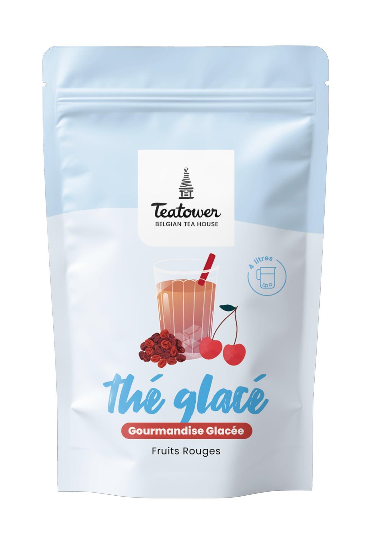 Corson Tea Bags Fruits Rouges Red Berry Almond Iced Tea Infusion - Teatower