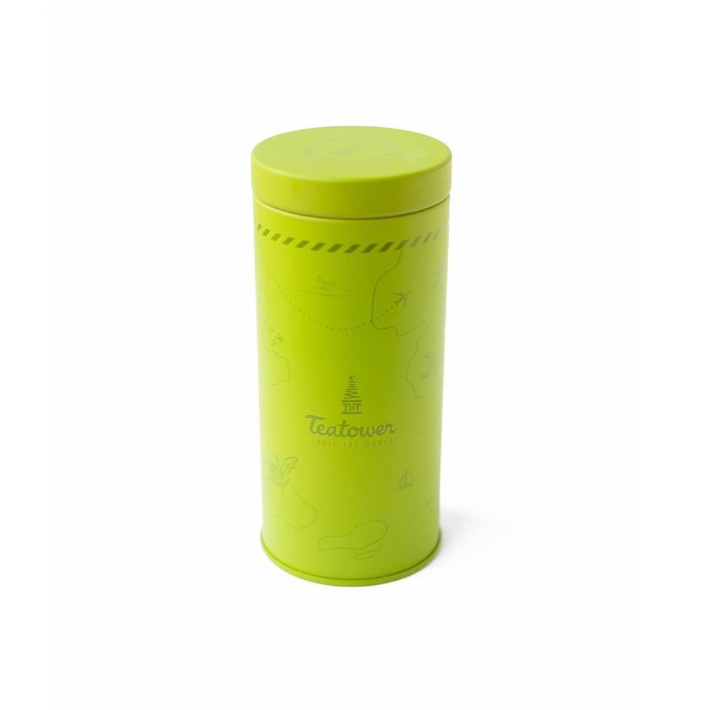 Boîte métal hermétique Teatower vert clair 100g