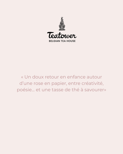 Teatower x Fleur Papier Ciseaux — Atelier Thé & Fleur Namur 11 juin 2026