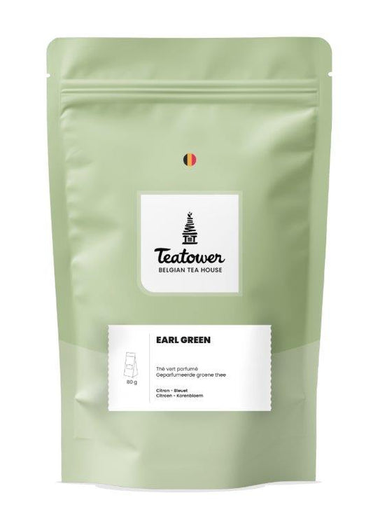 Thé vert parfumé citron bleuet - Earl Green - Teatower