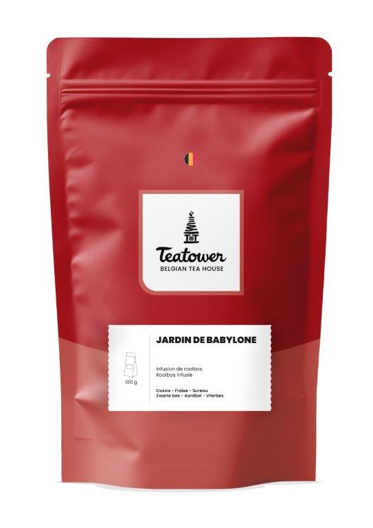 Rooibos cassis fraise sureau - Jardin de babylone - Teatower