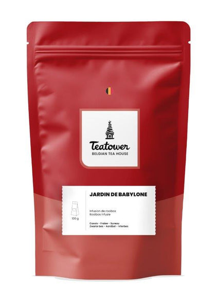 Rooibos cassis fraise sureau - Jardin de babylone - Teatower
