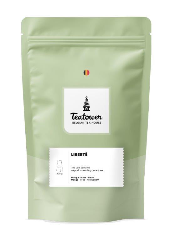 Flavored Green Tea Mango Rose - Liberté - Teatower