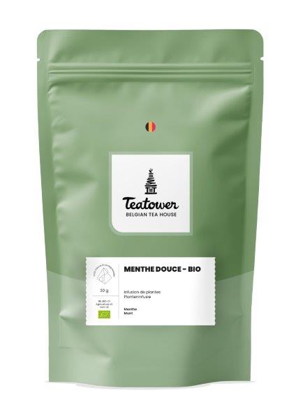 Infusion de plantes menthe - Menthe douce BIO - Teatower BE-BIO-01