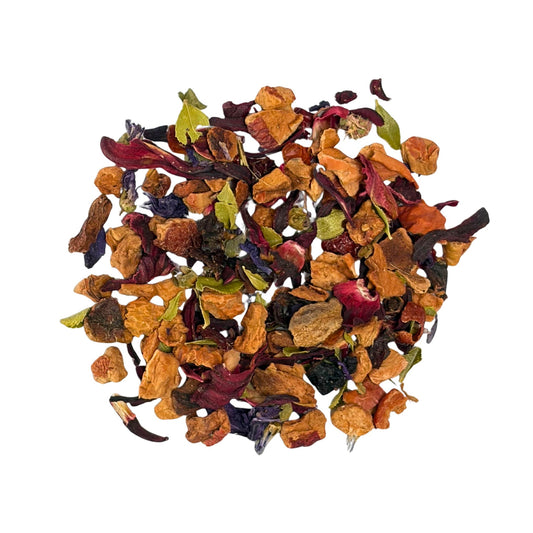 Infusion rouge vif cassis hibiscus florale printanière