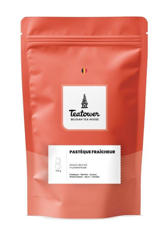 Infusion de fruits pastèque menthe sureau - Pastèque Fraîcheur (ancien nom Couleur Mojito) - Teatower
