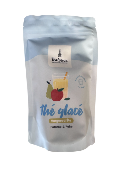 Thé glacé - Infusion de fruits - Pomme & Poire - Vergers d'Été - Teatower — détail — Teatower