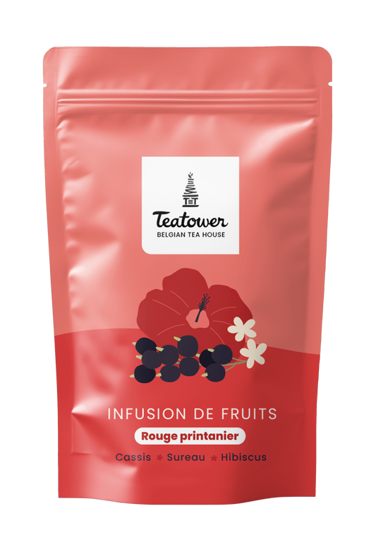 Infusion BIO Rouge Printanier cassis sureau hibiscus
