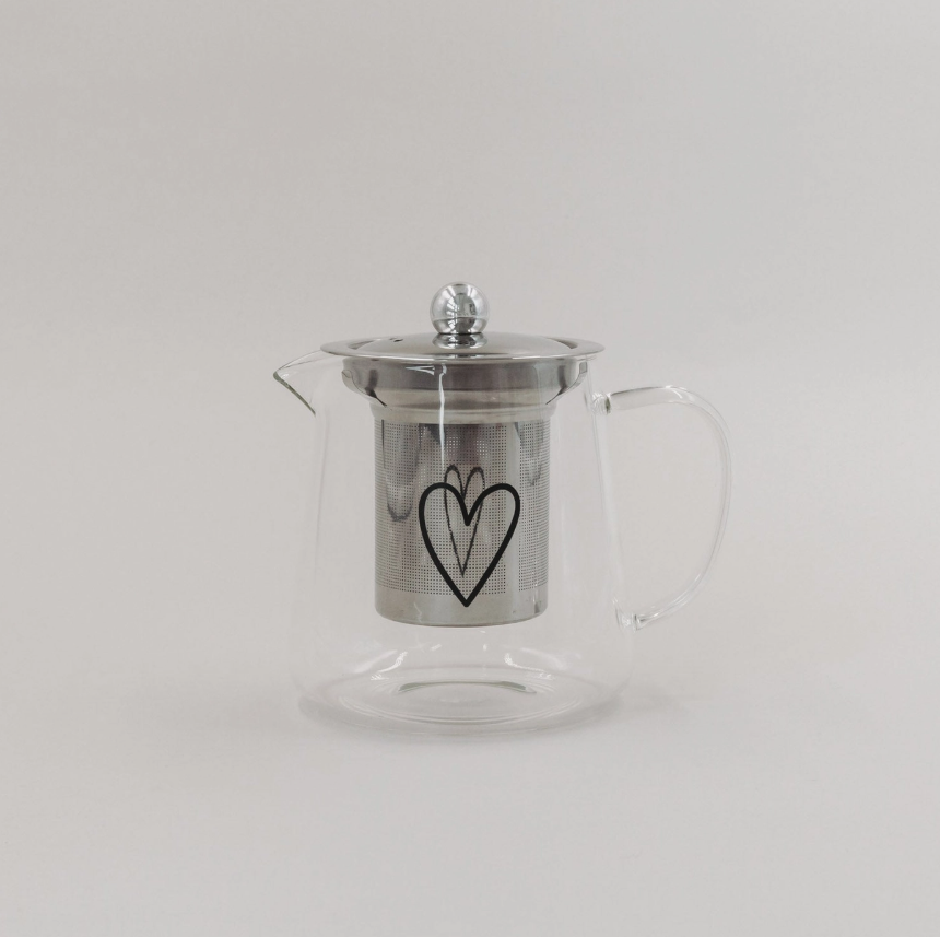 Théière Cœur 550ml