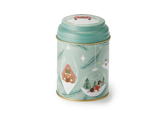 Boîte à thé Christmas Ornaments 125 g - métal mat
