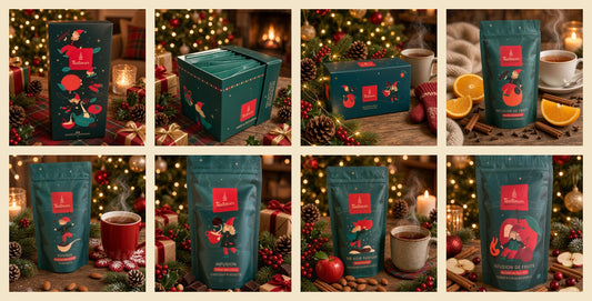 Kit cadeaux Noël 2026 Teatower : calendrier de l'Avent, 2 coffrets et 5 thés et infusions de Noël