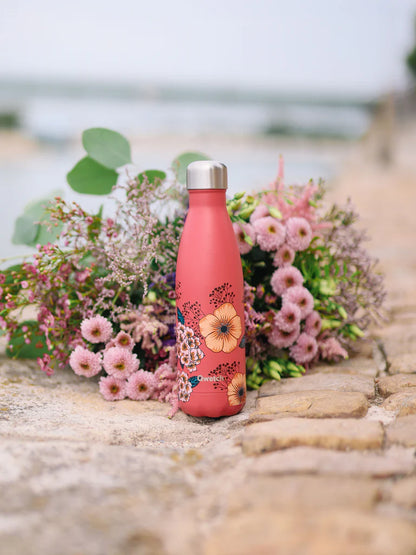 Bouteille gourde nomade isotherme Qwetch - 750 ml - Anémones — Teatower