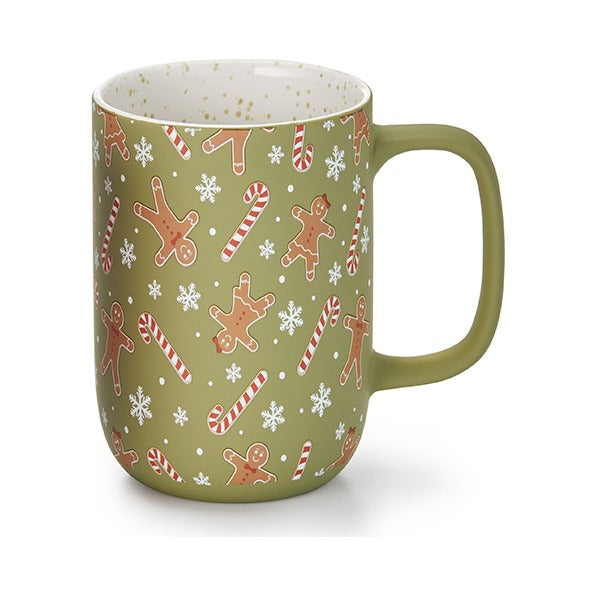 Mug Melchior vert - pain d'épices - grès soft-touch 0,55 l