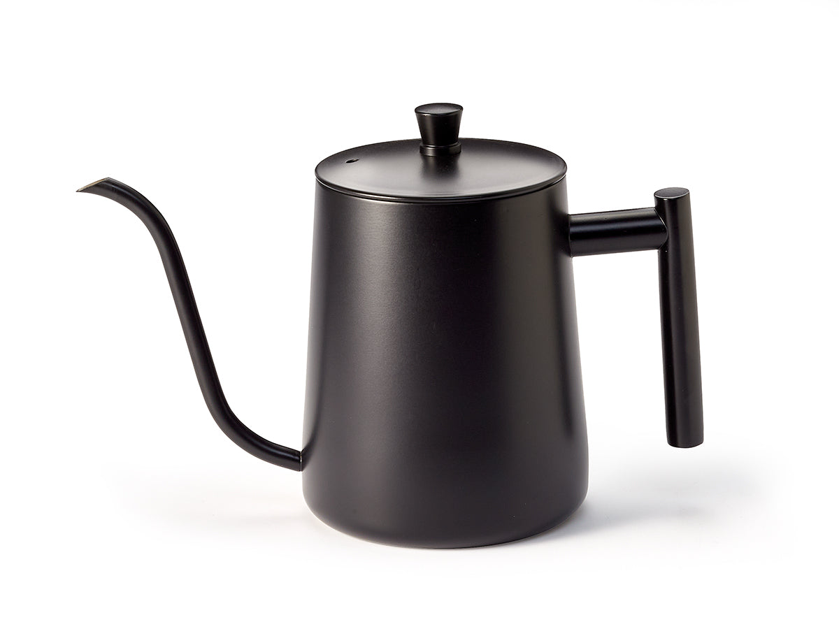 Théière Nicolo à long bec verseur - acier inoxydable noir 0,85 l