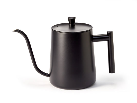Théière Nicolo à long bec verseur - acier inoxydable noir 0,85 l